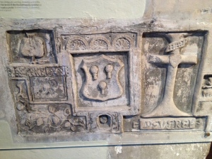 Carvings of a prisoner held in another tower. Not exactly sure what a prisoner had to carve with, but I was impressed.