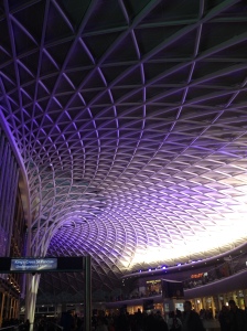 Had no idea King's Cross Station had such a cool ceiling.