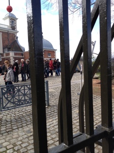 After a climb to the Royal Observatory, I peered through the bars to see the Prime Meridian.